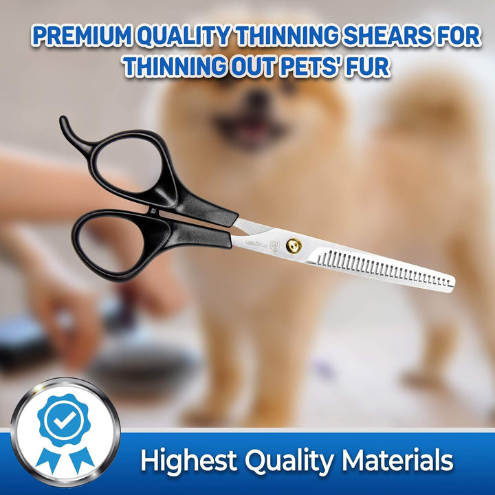 Pet Thinning Shears - Professional Thinning Scissors with Toothed Blade