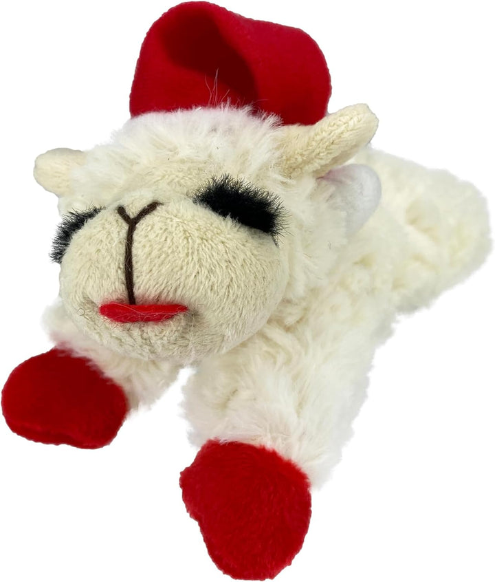 Mini Lamb Chop Officially Licensed, Plush, Squeak Pet Toy (White, 10')