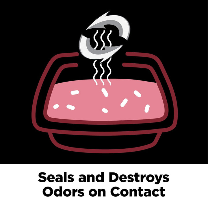 Clump & Seal Platinum Cat Litter, Multi-Cat, 14-Day Odor Control, Rock-Hard Clumps, 37 Lbs – Powerful Odor Eliminator with Baking Soda