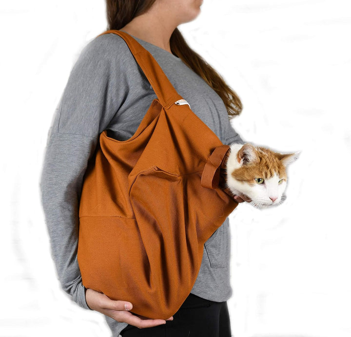 Cozy Comfort Carrier - Large Red Cat Carrier Soft and Pet Carrier for Nail Trimming, Vet Visits, Medication Administration, Dental Care, and Travel
