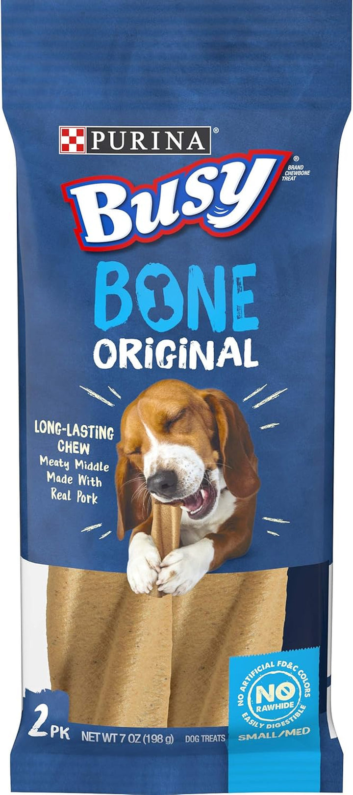 Bone Adult Dog Chew Bone Treats, Original - 10 Ct. Pouch