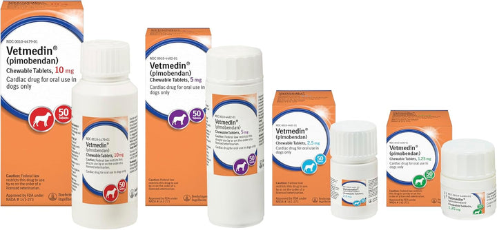 ® (Pimobendan) Chewable Tablets for Dogs, 1.25 Mg, Inodilator, 50Ct