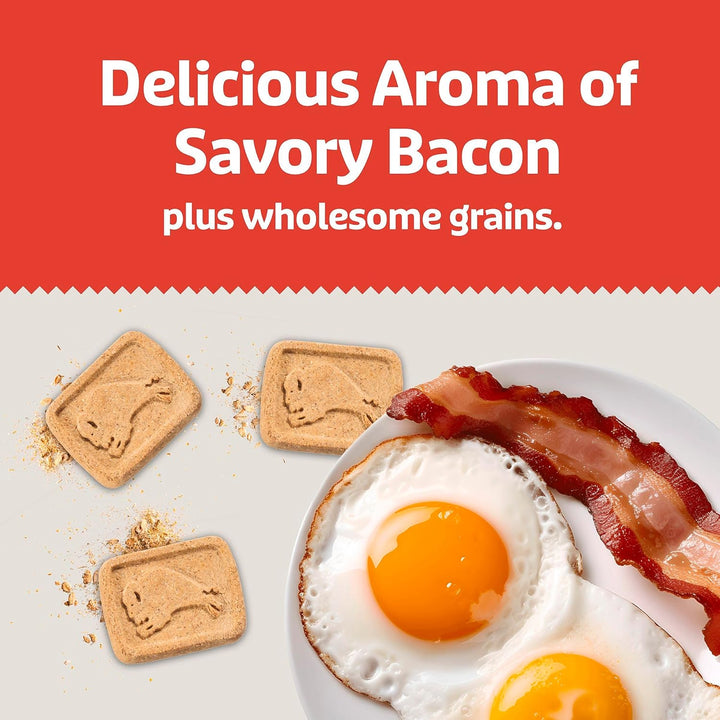 Health Bars Crunchy Dog Biscuits, Oven-Baked with Natural Ingredients, Bacon, Egg & Cheese , 16-Oz Bag