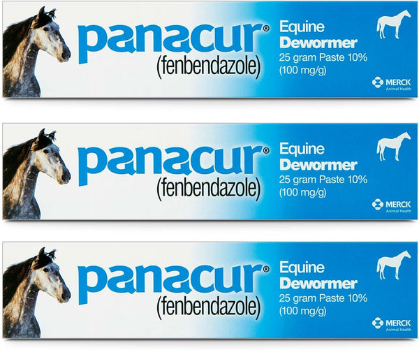 (3 Pack) Dewormer Horse Paste 10%, 100Mg Each