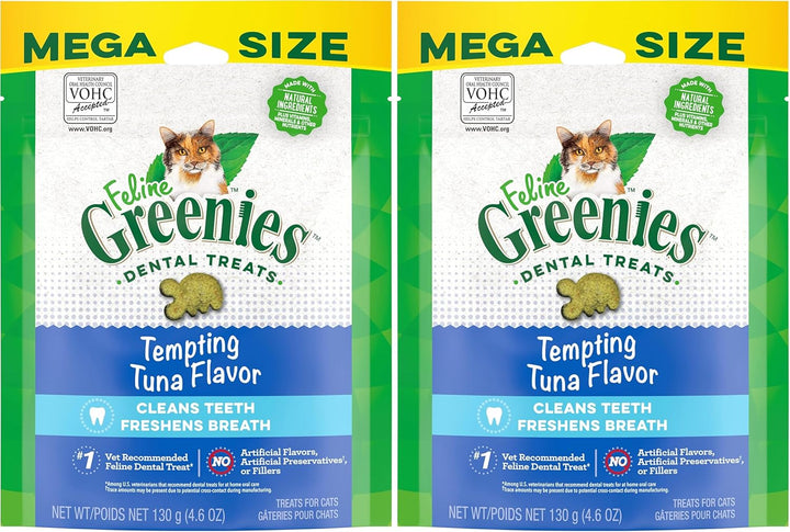 Feline Adult Dental Cat Treats, Oven Roasted Chicken Flavor, 4.6 Oz. Pack