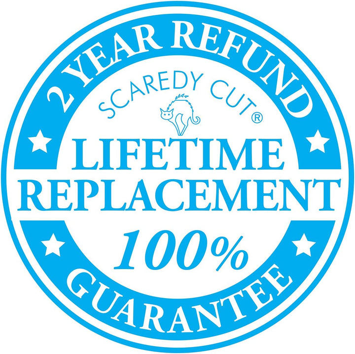 Tiny Trim 4.5" Ball-Tipped Scissor for Dog, Cat and All Pet Grooming - Ear, Nose, Face & Paw - 'S Small Safety Scissor Blue