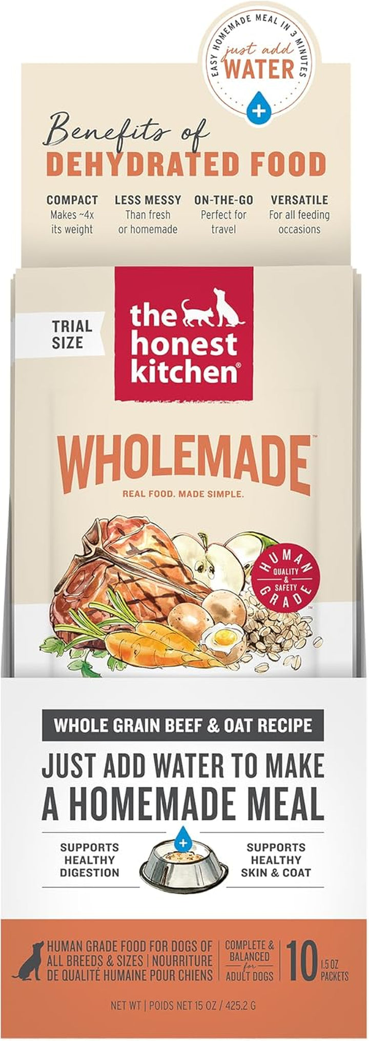 Wholemade™ Whole Grain Chicken Dog Food, 10 Lb Box