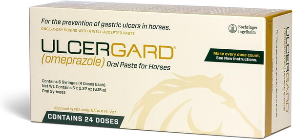 6 Pack Ulcergard (Omeprazole) Oral Paste Syringe (13.68 Gm)