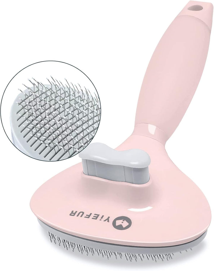 Cat Hair Brush,Cat Brush for Shedding,Soft Silicone Self Cleaning Brushes for Short and Long Haired Cats for Grooming and Shedding