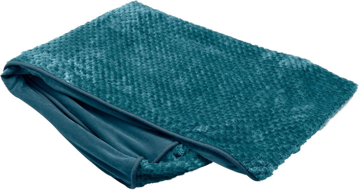 Dog Bed Liner Water-Resistant Contour Luxe Lounger Foam Mattress Protector Cover - White, Large