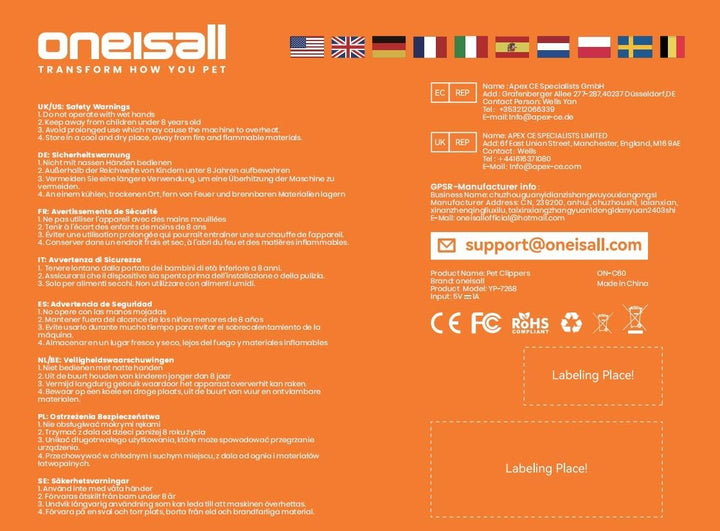 Cat Clippers for Matted Hair, 5-Speed Quiet Cat Grooming Kit, Cordless Pet Shaver for Long Hair,Waterproof Pet Hair Trimmer, Pet Clippers for Cats(Green)