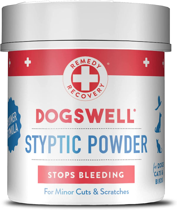 Remedy Recovery Styptic Blood Stopper Powder for Dogs & Cats 1.5 Oz. Container