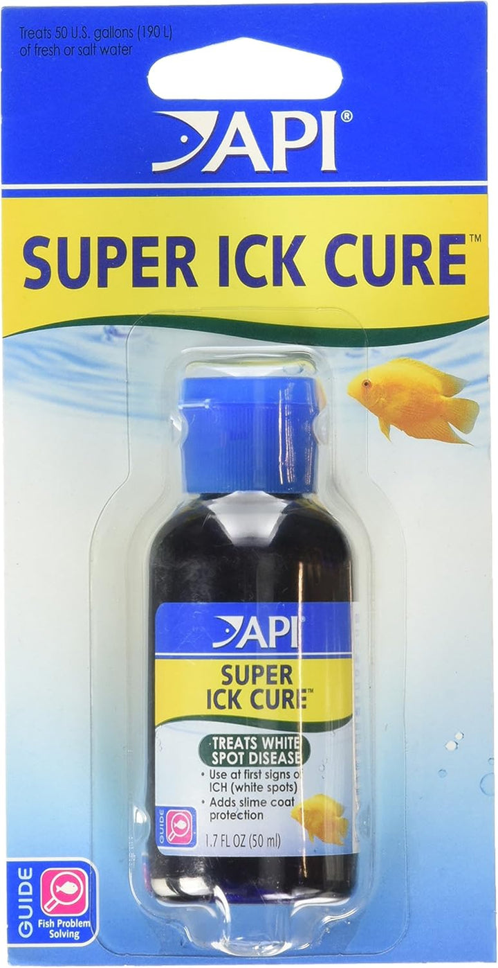 LIQUID SUPER ICK CURE Fish Remedy, Freshwater and Saltwater Fish Medication 4 Fl Oz(Pack of 1), White