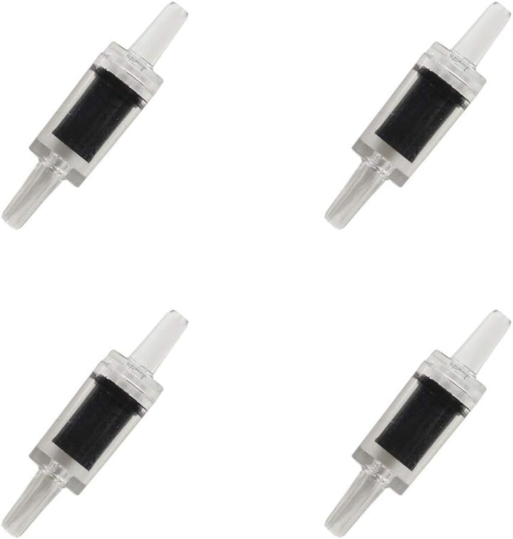 Aquarium 50 Feet Standard 3/16" Black Flexible Airline Tubing with Black Plastic Connectors for Fish Tank,Terrariums, and Hydroponics