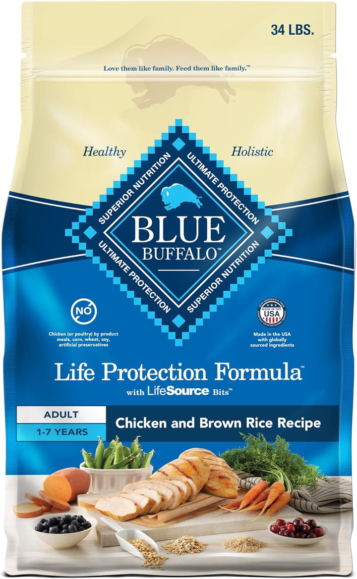 Life Protection Formula Natural Adult Dry Dog Food, Chicken and Brown Rice 5-Lb Trial Size Bag