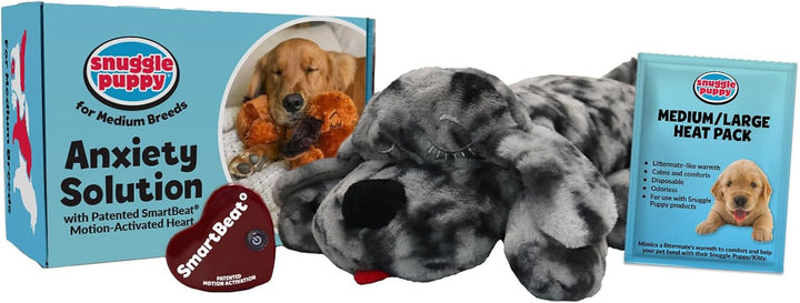 Original  Heartbeat Puppy Toy - Heartbeat Puppy for Dogs - Pet Anxiety Relief and Calming Aid - Comfort Dog Toy - Behavioral Training and Sleep Aid Cuddle Buddy - Crate Training Essential