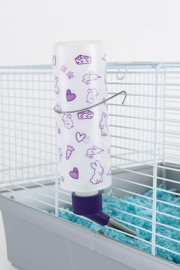 Weather Resistant Cage Water Bottles for Rabbits, Ferrets, Guinea Pigs Hamsters and Other Small Animals. (8-Ounce)