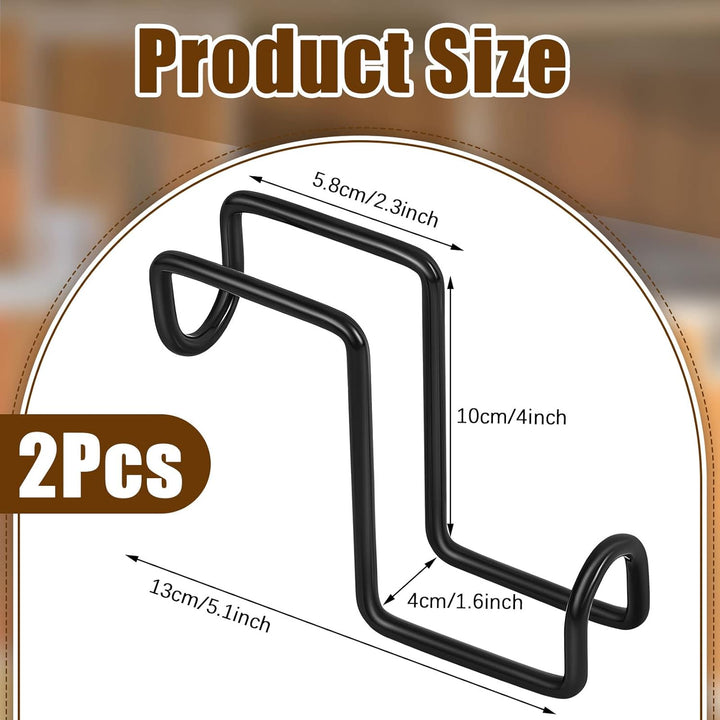 2 Pieces 4 Inch Tack Hook over Rail Bridle Hooks Heavy Duty Horse Water Bucket Hangers Metal Stall Hooks for Horses Tough Horse Halter Rack for Fishing Saddle Fence Door Holder