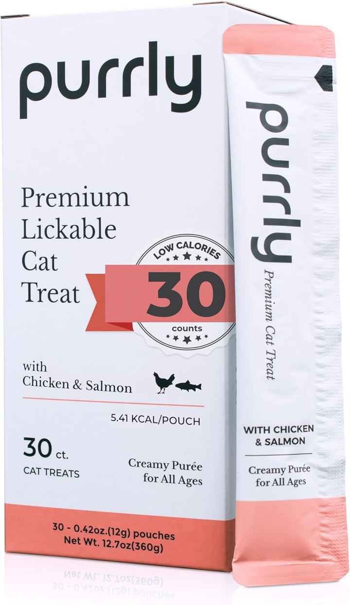 Healthy Premium Cat Treats Snack Topper Tuna Variety Bundle (90 Count) Lickable Wet Squeezable Hydrating Interactive Seafood Grain-Free Naturally Flavored Non-Gmo No-Preservative