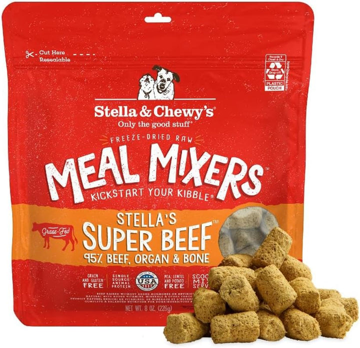 Freeze-Dried Raw Chicken Meal Mixers- Dog Food Topper and Mixer - Made with 95% Cage-Free Chicken, Organs & Bone - Perfect for Picky Eaters - Grain-Free - 3.5Oz