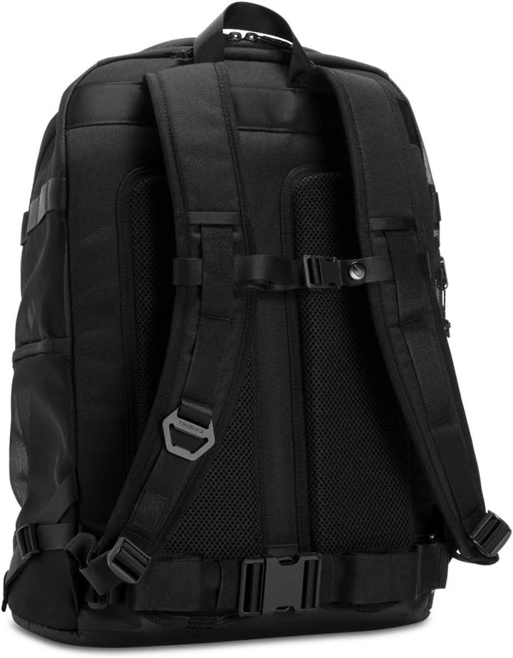Muttmover Luxe Backpack, Jet Black, Medium