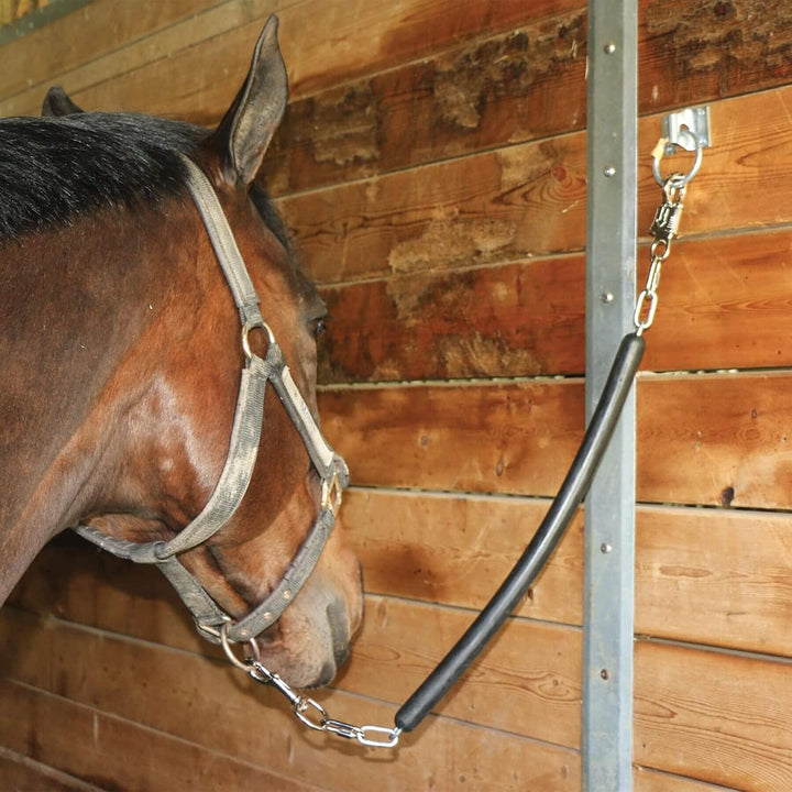 Cross Tie Ring for Horses, Block Tie Ring for Horse Stall/Stable, Tie down Horse Barn Supplies (2 Pack)