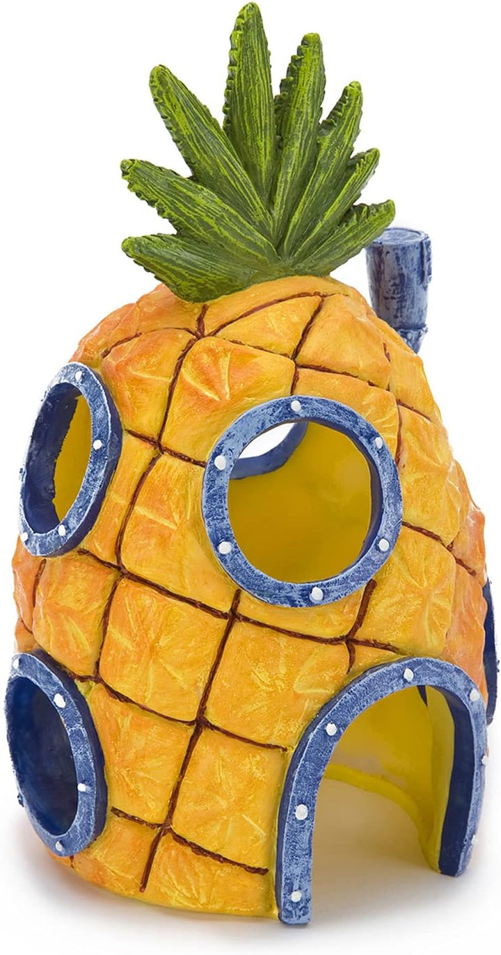 (SBR10EO Spongebob Squarepants Officially Licensed Aquarium Ornament – Spongebob’S Pineapple House – Medium