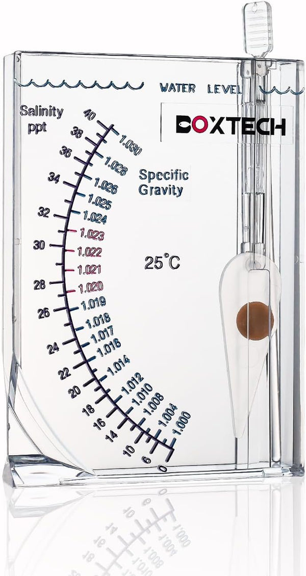 Aquarium Marine Test, Sea Saltwater Hydrometer, Reef Ocean Hydrometer Salinity Meter for Pool Aquarium Water Salinity Specific Gravity Test