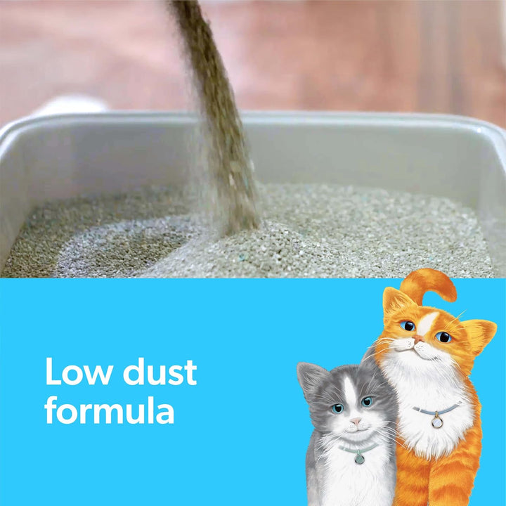 Clumping Cat Litter, Multi-Cat, Long Lasting Odor Control Kitty Litter with Activated Charcoal, Low Dust Formula, 14 Lb