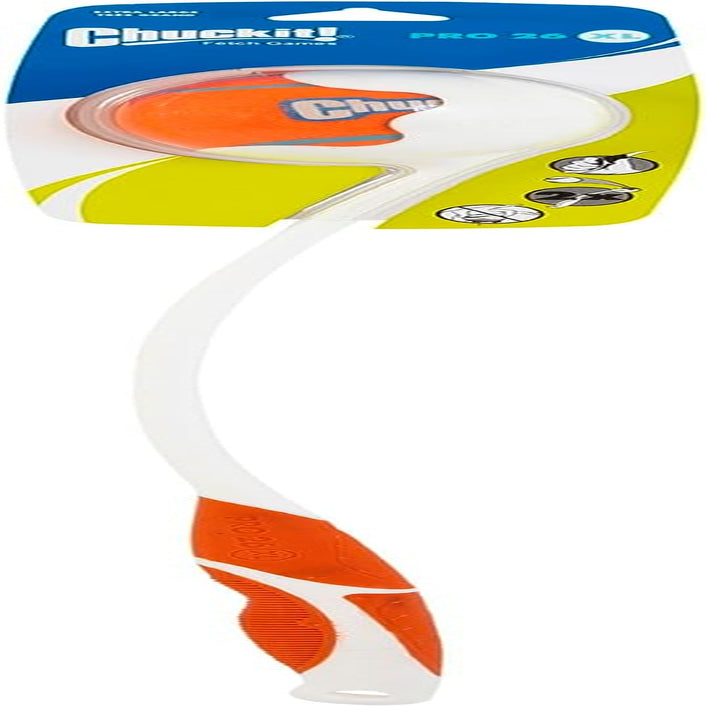 Sport 26L Dog Ball Launcher - Includes a 3-Inch Diameter Large Ball for Dogs 60-100 Pounds - Manual Thrower for Dog Balls with a Slim Ergonomic Handle - 26-Inch Length