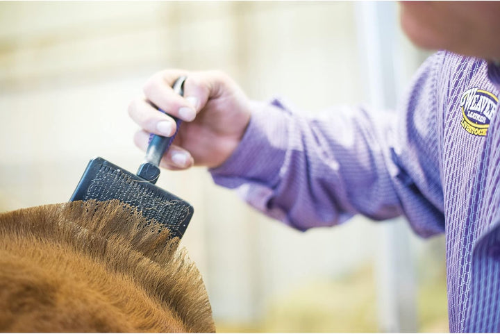 Livestock Self Cleaning Slicker Brush, 69-6011