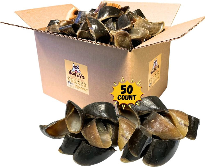- Cow Hooves for Dogs (50 Count) - Safe Cow Hoof Dog Chews -Fed Cattle - Best Natural Alternative to Rawhide