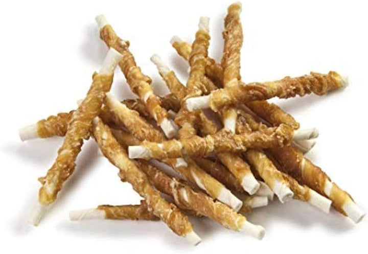 Chik 'N Hide Twists – Chicken Wrapped Rawhide Natural Dog Treats, Small, 16 Oz