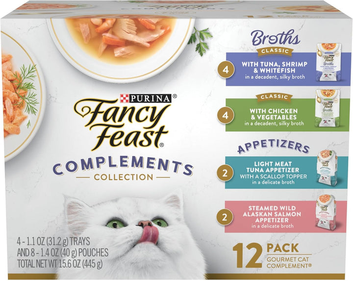 Purina  Seafood Classic Pate Collection Grain Free Wet Cat Food Variety Pack - (Pack of 30) 3 Oz. Cans