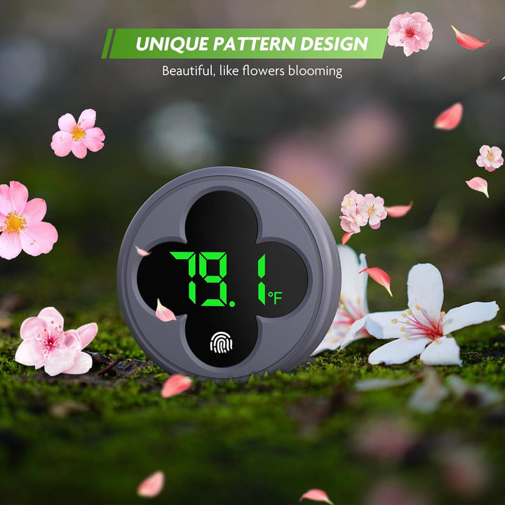 Aquarium Thermometer Digital, LED Fish Tank Thermometer Wireless Accurate Temperature Gauge to ±0.9℉, Aquarium Accessories for Fish Tank, Betta, Axolotl Tank or Aquatic, Replaceable Battery