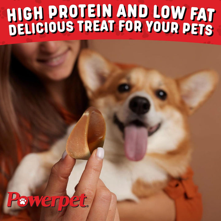 100% Natural Cow Hooves for Dogs – Durable Chews & Dental Treats for All Dog Breeds & Sizes, Helps Reduce Tartar & Boredom, Large Hoofs for Chewing, Supports Clean Teeth & Gums, 5 Pack