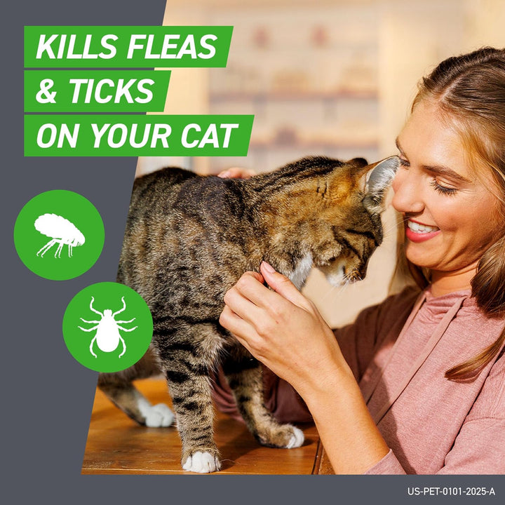 plus Flea and Tick Treatment for Cats over 1.5 Lbs. 3 Treatments