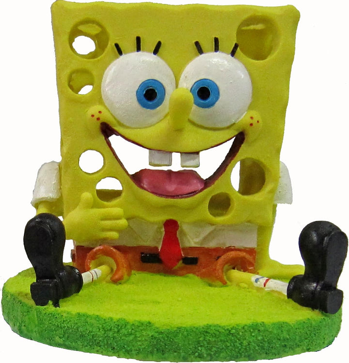 (SBR10EO Spongebob Squarepants Officially Licensed Aquarium Ornament – Spongebob’S Pineapple House – Medium