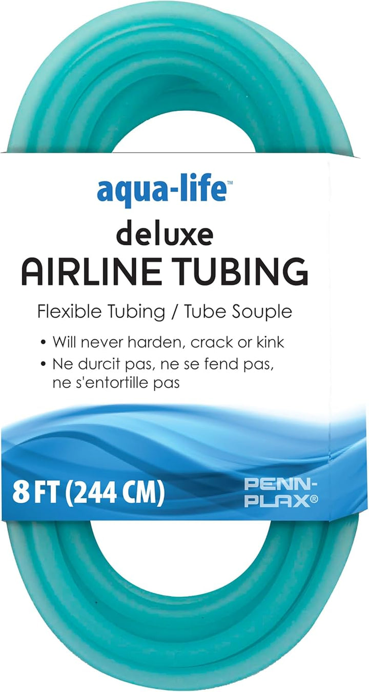 Standard Airline Tubing for Aquariums – Clear and Flexible – Resists Kinking – Safe for Freshwater and Saltwater Fish Tanks – 25 Feet
