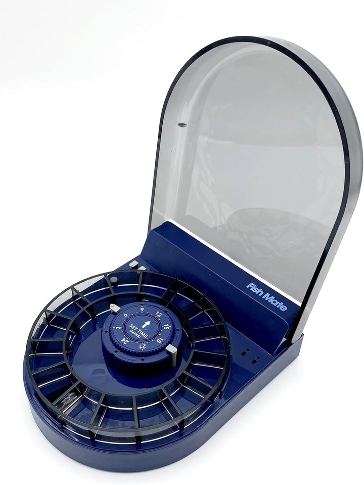 14-Feed Automatic Aquarium Fish Feeder (F14) - Timer Controlled for Precise Reliable Feeding, Vacation or Daily Use with Included Clamps, Serves up to 14 Meals