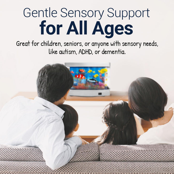 Linda’S Essentials Fake Fish Tank for Kids and Adults, Fake Aquarium Decorative Lamp, Artificial Fish Tank with Moving Fishes, Artificial Aquarium Night Light, Plug in Moving Lamp