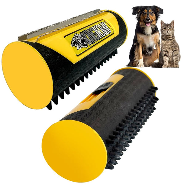 Pet Grooming Brush, Self Cleaning Deshedding | Multi-Use Tool for Dogs, Cats & Horses for All Life Stages | Brush Pet for Grooming and Loose Hair | Perfect for Medium & Large Coats