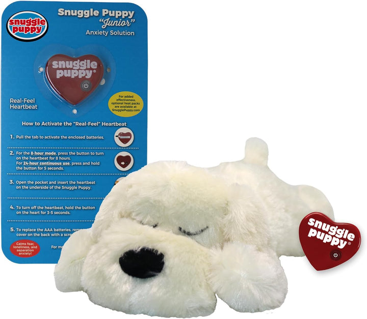Original  Toys for Small Breeds - Heartbeat Puppy for Dogs - Pet Anxiety Relief and Calming Aid - Comfort Dog Toys for Behavioral Training. Heat Pack Not Included