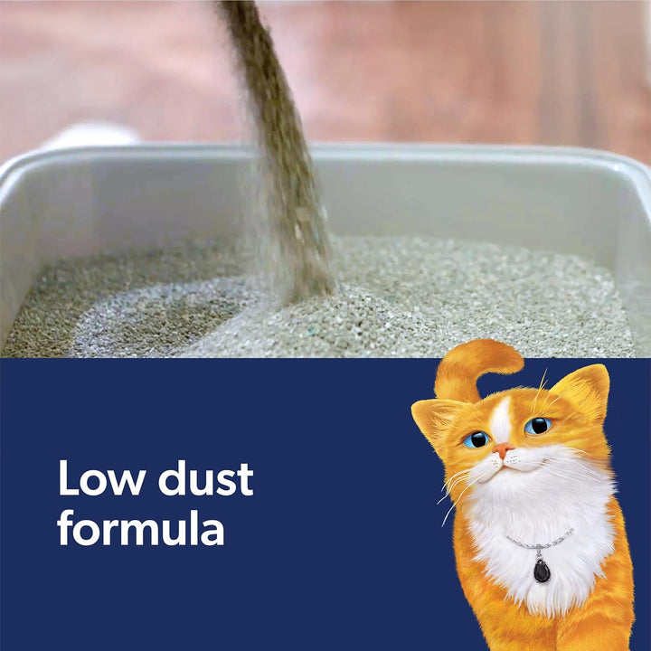 Clumping Cat Litter, Heavy Duty Advanced, Long Lasting 30-Day Odor Control with Odor Eliminating Carbon, 17.5 Lb