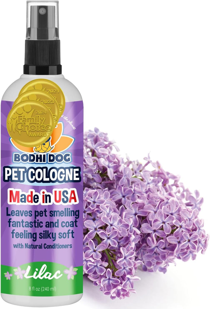 Natural Dog Cologne (Blueberry) - Premium Scented Deodorizing Pet Perfume with Conditioner for Dogs & Cats - Keeps Pets Fresh & Clean - Gentle and Safe Formula, Made in USA (4 Fl Oz)
