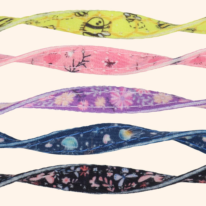 Cat Collar Breakaway, 2 Pack Cotton Cats Collars with Bells, Cute Dinosaurs Shaped for Girl Boy Kittens