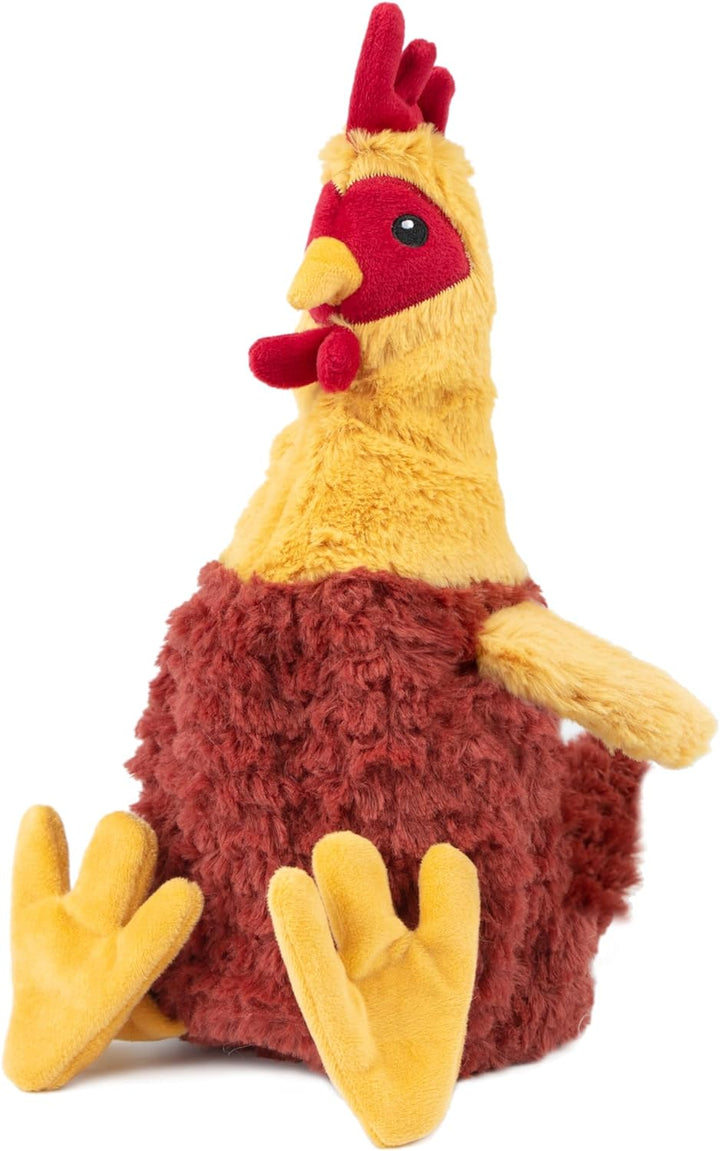 Interactive Squeaky Dog Chew Toy, Ideal Dog Toys for Chewers, Small, Medium & Large Dogs, and Fetch Lovers - Crinkle Duck (Yellow), Large