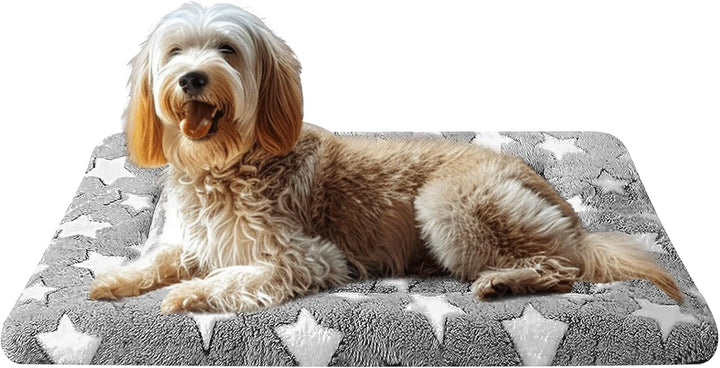 Dog Bed Mat - Dog Crate Pad - Reversible Dog Mat for Pet Comfort - Soft Bed Crate Pads with Dual-Sided Design for All Seasons - Durable, Machine Washable Mat for Crates, Travel, and Home