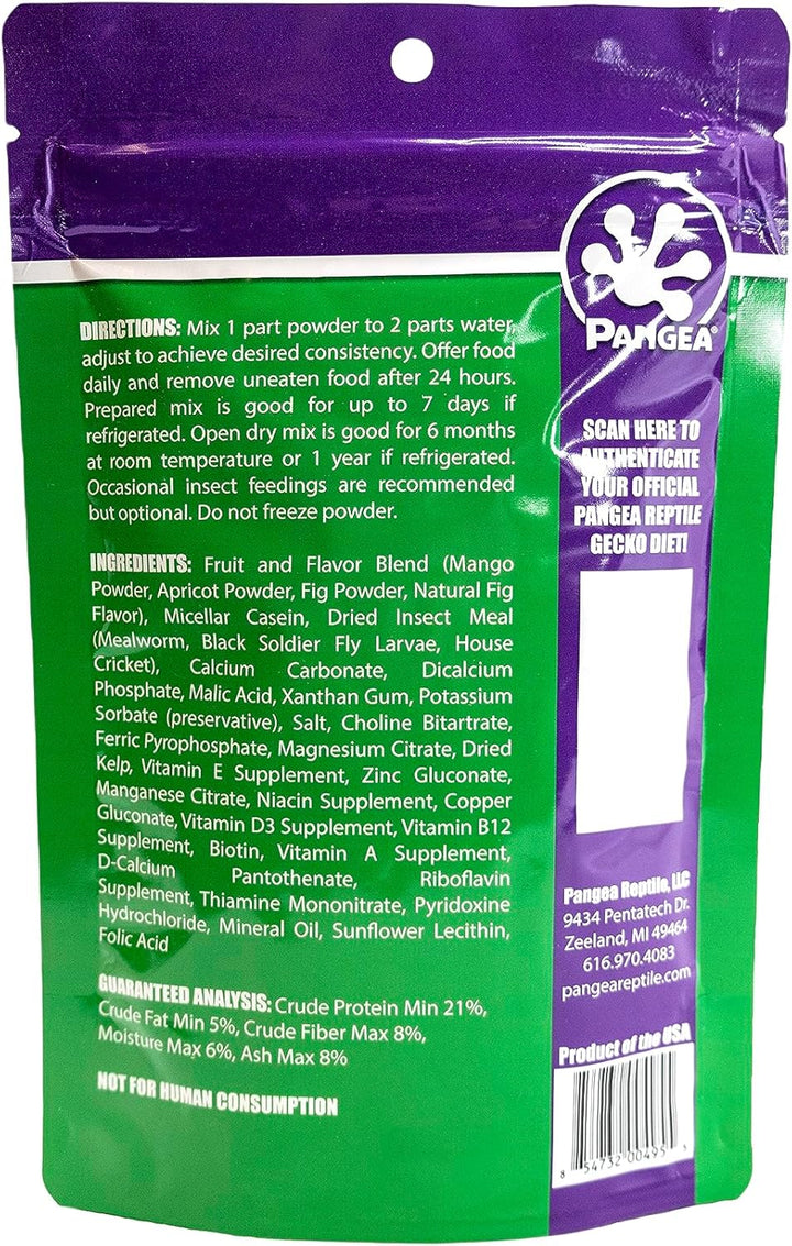 Fruit Mix Fig & Insects Crested Gecko Complete Diet 8 Oz (1/2 Lbs)