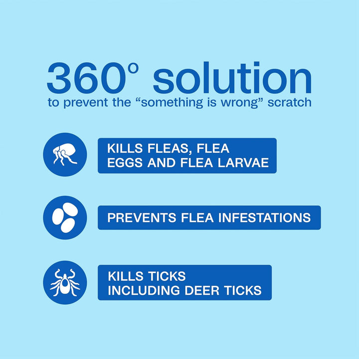 plus Flea & Tick Collar for Cats | Breakaway Collar | 2Pk | 7 Months Protection | Kills & Repels Fleas, Flea Eggs, Flea Larvae and Kills Ticks, Nymphs, and Tick Larvae, White